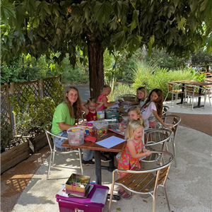 Family campsite in Aveyron at Mosutejouls on the banks of the river Tarn